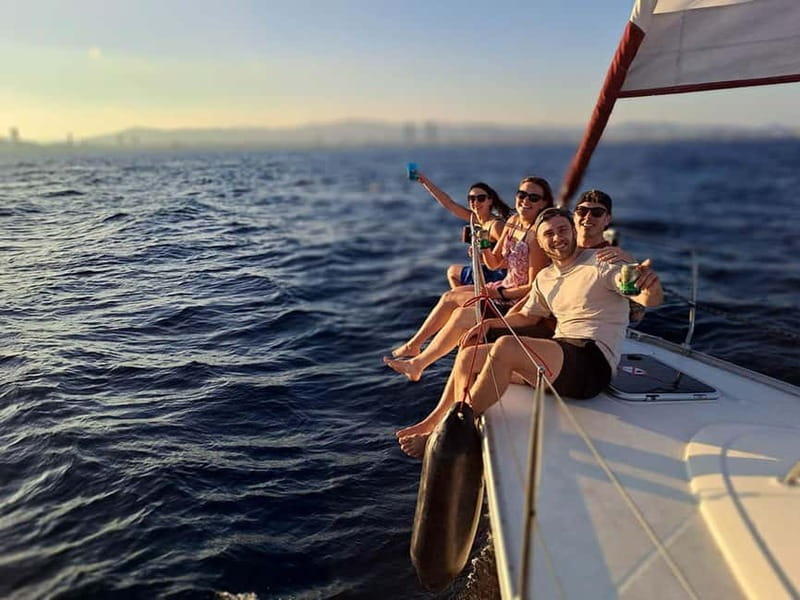 Barcelona: Sailing Tour with Drinks and Snacks - The 30-minute Mediterranean swim