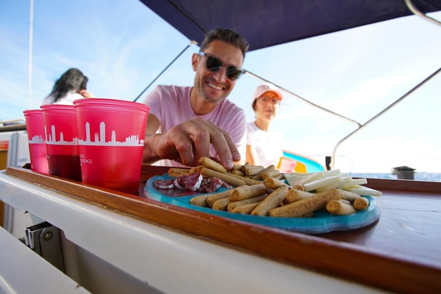 Barcelona: Sailing Tour with Spanish Tapas and Drinks - Tapas, snacks, and the morning brunch