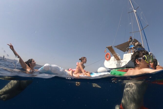 Barcelona Sailing Tour with Swimming, Snacks and Drinks - Sagrada Família from an unusual angle