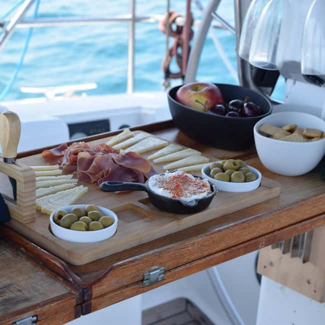 Barcelona: Sailing with Open Bar, Catalan Snack & Swim Stop - What the Four-Hour Route Feels Like