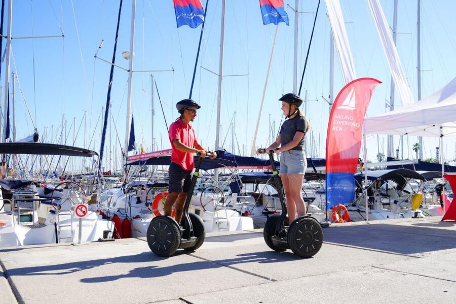 Barcelona: Segway Tour & Sailing Experience - Finishing the Ride at Port Vell