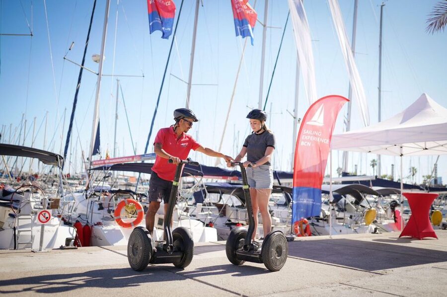 Barcelona: Segway Tour & Sailing Experience - Riding From the W Hotel Along Barcelona’s Coast