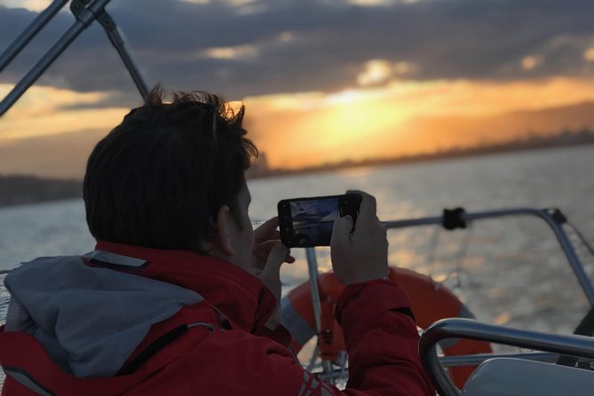 Barcelona Sunset and Day Sailing Cruise - The turn back toward Barcelona