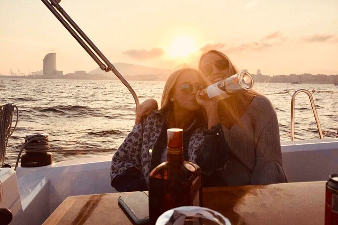 Barcelona Sunset Private Sailing with Live Saxophone and Open bar - Frank Gehry’s Gold Fish from the sea
