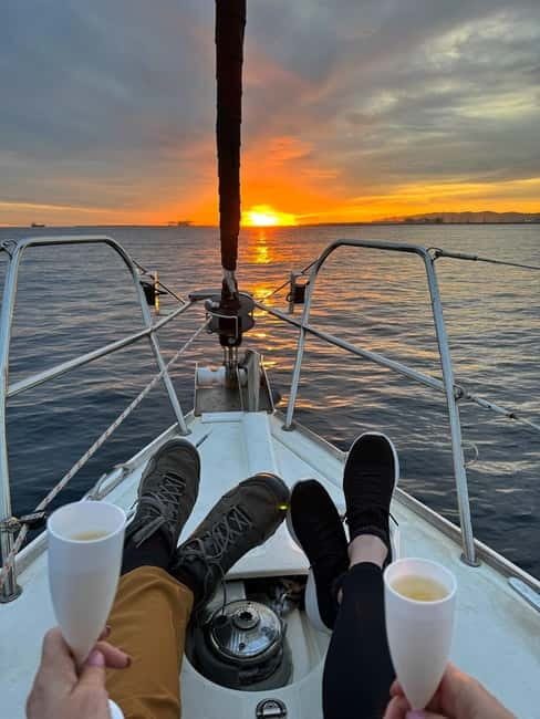 Barcelona: Sunset Sailboat Cruise with Open Bar and Snacks - Leaving Olympic Port for the open coast