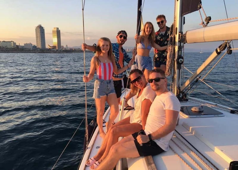 Barcelona: Sunset Sailboat Cruise with Open Bar and Snacks - Meeting the captain at Olympic Port