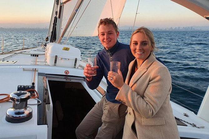 Barcelona Unforgettable Sailing Cruise with Open Bar and Snacks - Passing through the commercial harbor entrance