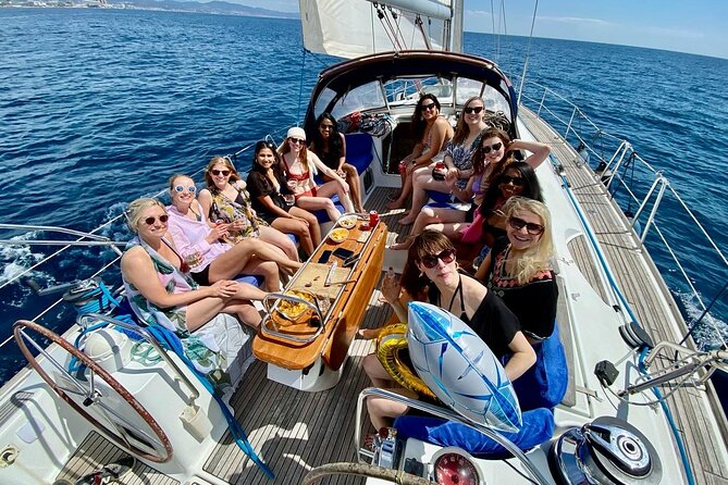 Barcelona Unique Private Luxury Sailing Tour (max 12 people) - Drinks, snacks, and soft cockpit pillows
