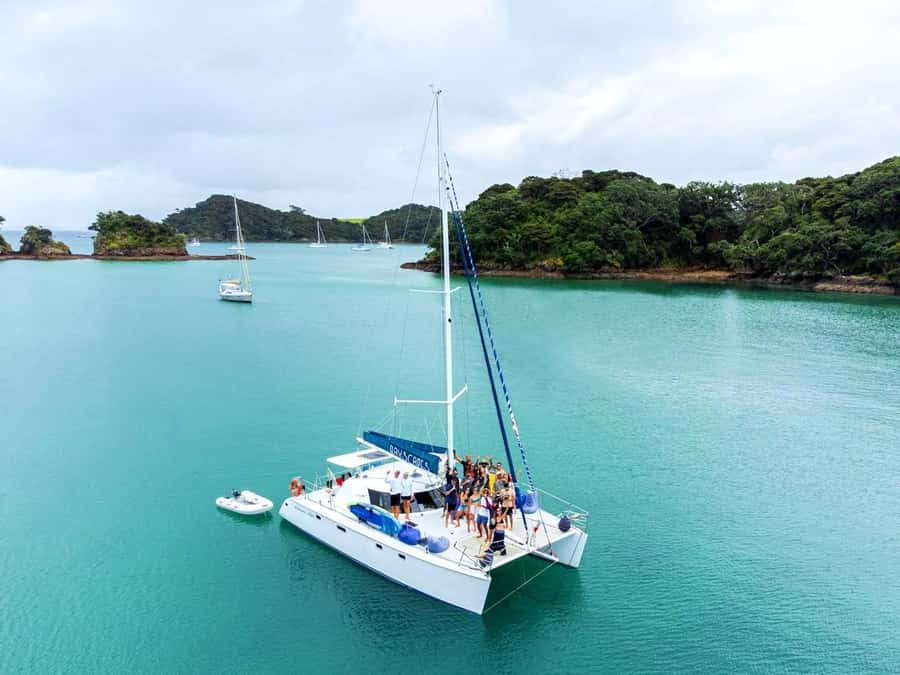 Bay of Islands: Day Sailing Cruise with Island Stop & Lunch - Brad and Monique Make the Difference