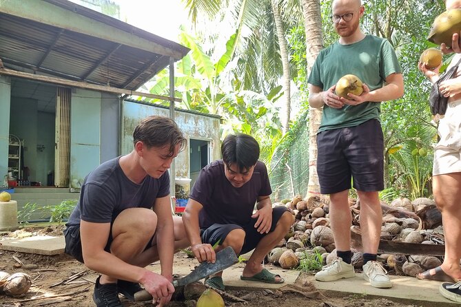 Ben Tre: Scooter, Culture, Sailboat and Mekong Food (Half Day) - Ben Tre market, fruit tasting, and backstreet wandering