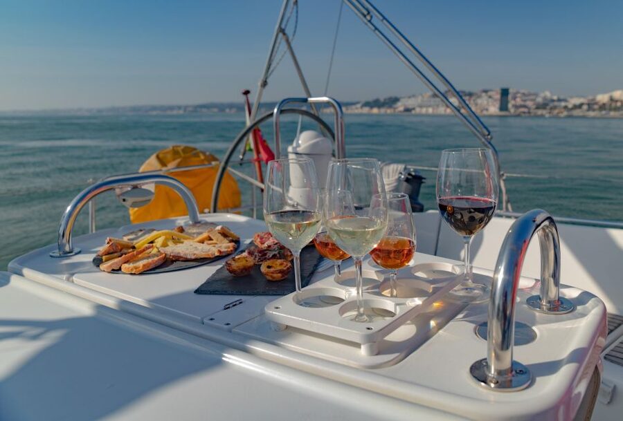 ⛵Bluemotion Lisbon⛵: Wine tasting w/ Sommelier on a sailboat - MAAT and the return to Alcântara