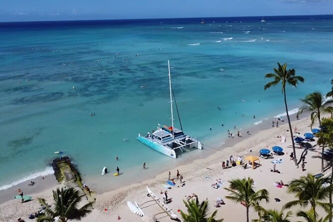 Board from Waikiki Beach for a scenic Sunset Sail on the Hāwea - Key details before you book