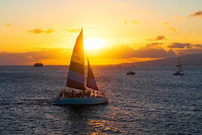 Board from Waikiki Beach for a scenic Sunset Sail on the Hāwea - Is $72.96 a fair price?