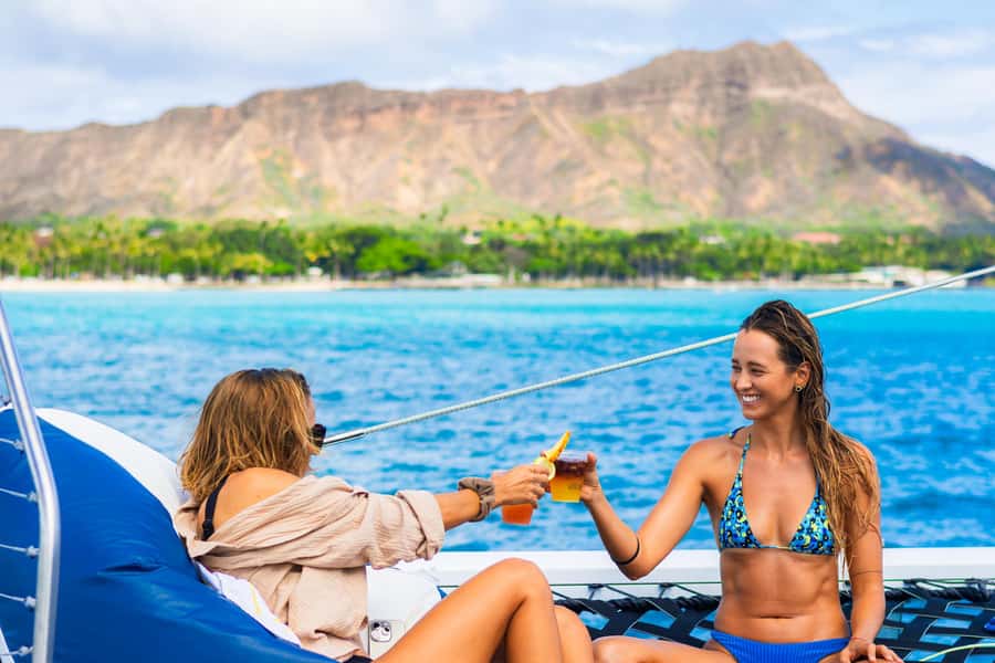 Board from Waikiki Beach for our Aloha Hour Sail - Key details before you book
