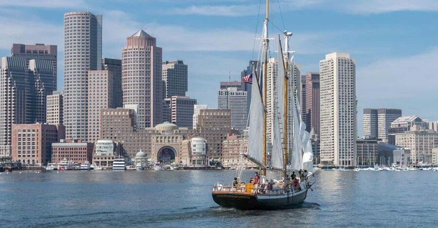 Boston: Sunday Pastry & Prosecco Sail on Boston Harbor - Boarding a traditional schooner