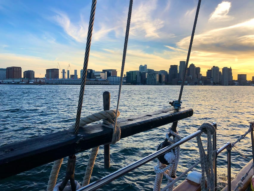 Boston: Sunset Tall Ship Harbor Cruise - Drinks, snacks, and the onboard rhythm