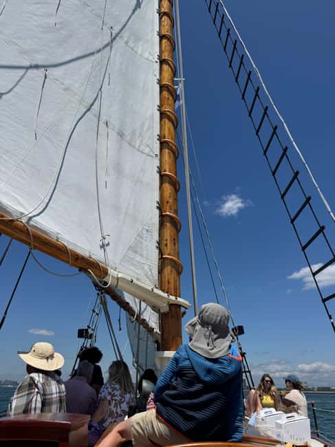 Boston: Tall Ship Harbor Sail - The first minutes under sail