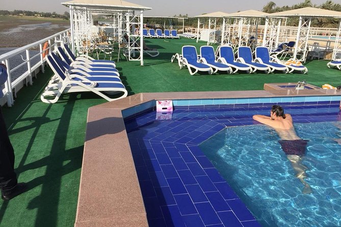 Budget Egypt Sailing Nile cruise from Aswan to Luxor for 3 nights Special Offer - Cabins, meals, pool, and onboard rhythm