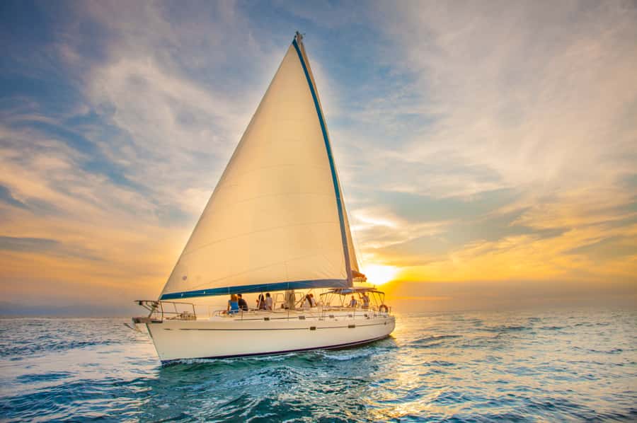 Cabo Luxury Sunset Sailing Adventure with Open Bar - El Arco and Lovers Beach after dark