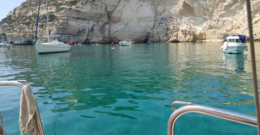 Cagliari Sailing Boat Tour with Snorkeling and Drink - Marina Piccola and the quick run past Poetto