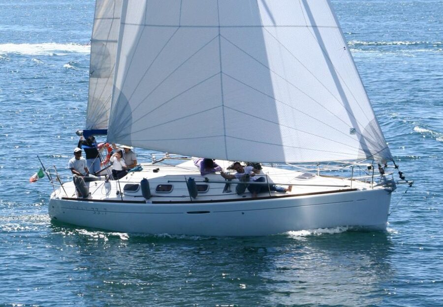 Cagliari: Sailing tour to Devil's Saddle aboard Merak - Leaving Marina di Sant’Elmo