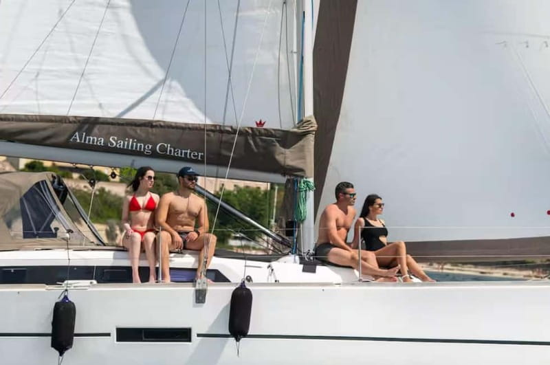 Cagliari: Sailing Tour with 4 Stops, Snorkeling and Prosecco - Cala Mosca: a quick swim in clear water