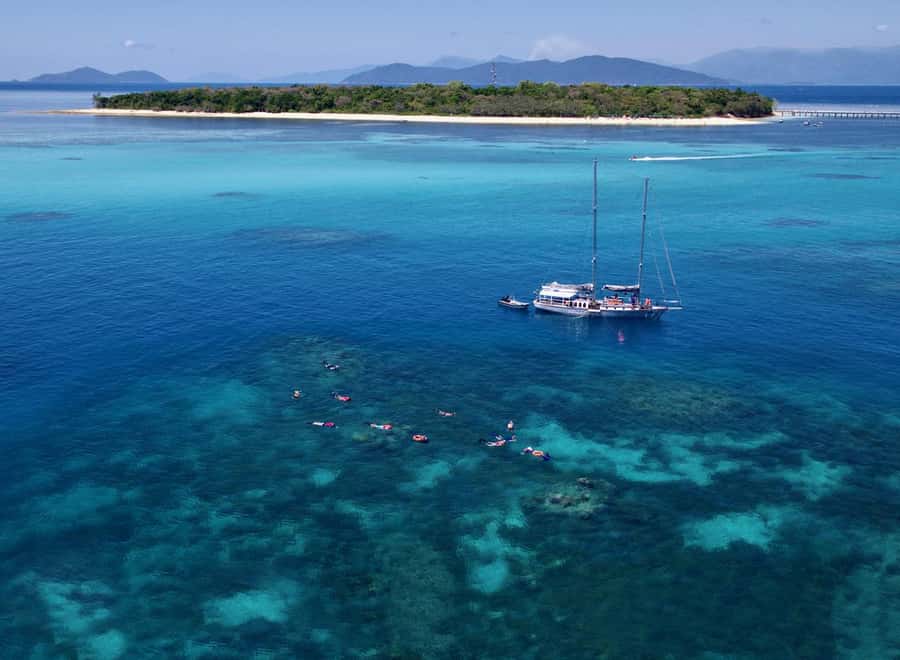 Cairns: Green Island & Great Barrier Reef Sailing Tour - A generous lunch back on board