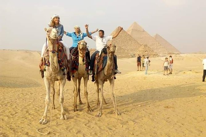 Cairo layover Giza Pyramids ,River Nile felucca sailboat and camel ride - A short camel ride beside the pyramids