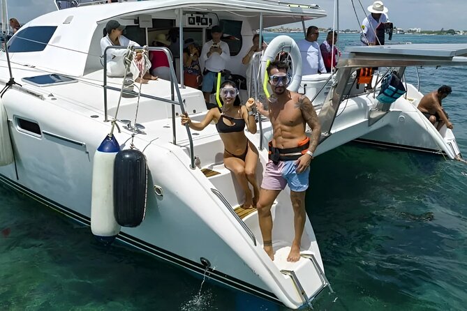 Cancun Catamaran: Sail to Isla Mujeres + Buffet & Drinks - Sailing across Cancun’s turquoise water