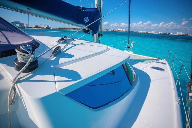 Cancun Sailing Catamaran Islas Mujeres With Luxury Beach Club - Open Bar and the Return Sail