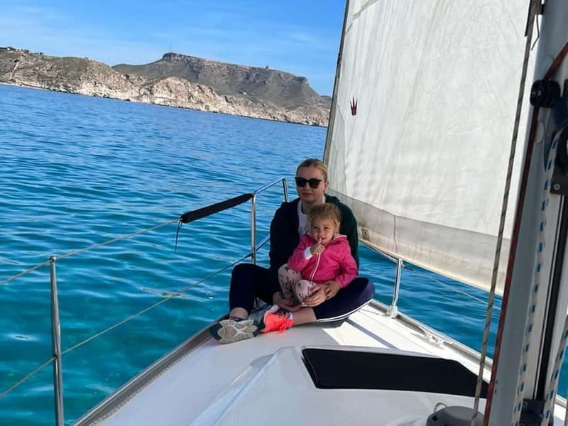 Carboneras: Cabo de Gata Caves and Los Muertos Sailing Tour - Los Muertos Beach and Mesa Roldán