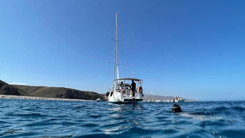 Carboneras: Cabo de Gata Caves and Los Muertos Sailing Tour - The Return Past San Andrés