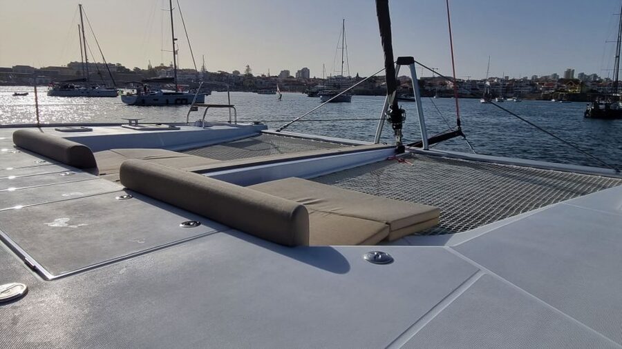 Cascais:Luxury Private Sailing Catamaran Cruise with a Drink - Toward Lisbon or west to Cape Roca