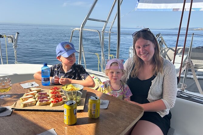 Catamaran Sailing Experience Manilva Tapas Drink Dolphins Swim Stop - Who will enjoy this afternoon at sea?