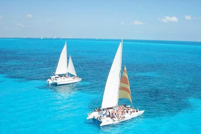 Catamaran Sailing Experience & Snorkeling Tour to Isla Mujeres - Hotel pickup and the start at Playa Las Perlas