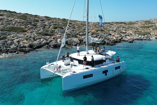 Catamaran Sailing to Dia with Lunch in Heraklion, Crete(EST 2024) - Key points at a glance