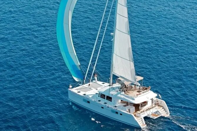 Catamaran Sailing to Dia with Lunch in Heraklion, Crete(EST 2024) - Swimming, snorkeling, and free SUP time