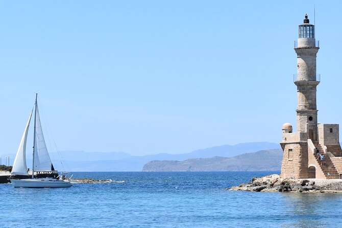 Chania shared Sailing cruise in a small group - Four hours from Chania port to open water