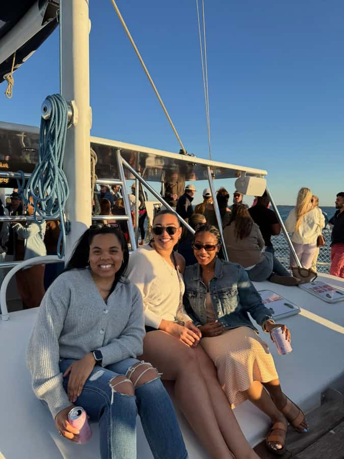 Charleston Harbor Daytime Sightseeing Cruise with Music - Boarding a 55-Foot Open-Air Catamaran