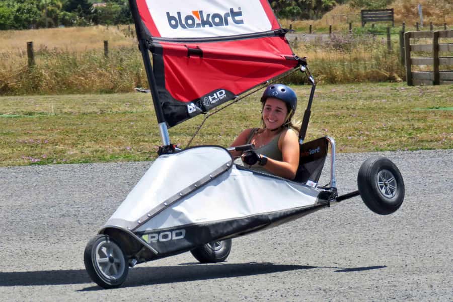 Christchurch: Blokart Land-sailing - What blokart land-sailing is really like