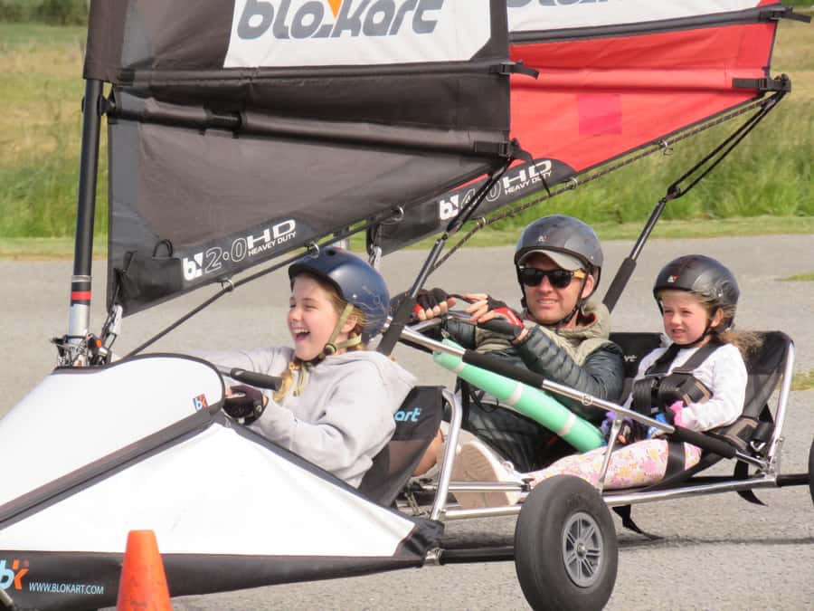 Christchurch: Blokart Land-sailing - Starting at Bexley Reserve on Pages Road
