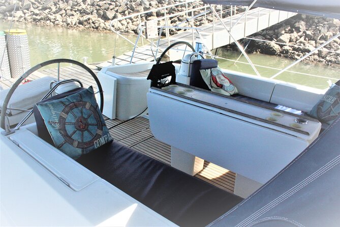 Coastal Tour on a Luxury Sailing Yacht - Vilamoura(Max 12 Guests) - Olhos de Água and its working coast