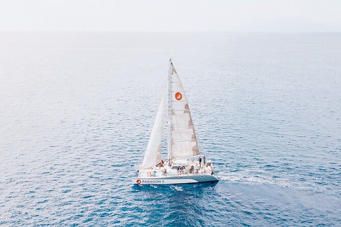 Coral Gardens Coastal Snorkel & Sail - Reaching Coral Gardens by catamaran