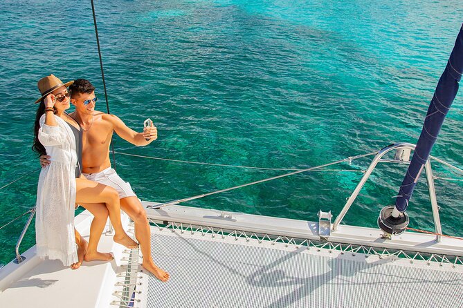 Cozumel Luxury Sailing & Snorkeling with Lunch and Open Bar Onboard - The snorkeling stops and what to expect underwater