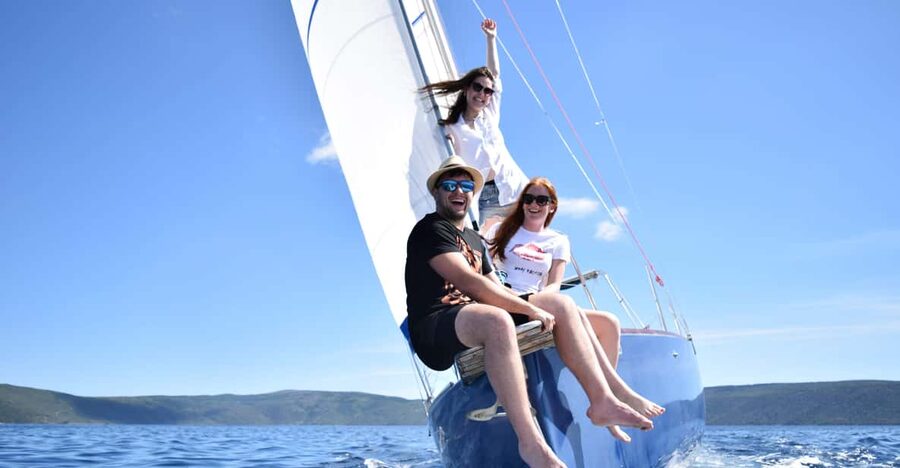 Cres: Sailing Experience Day-Trip - Lubenice beach, clear water, and time at anchor