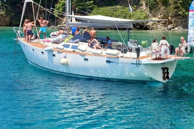 Day sailing Skiathos Skopelos with lunch on Rainbow yacht - Panormos Bay brings another water break