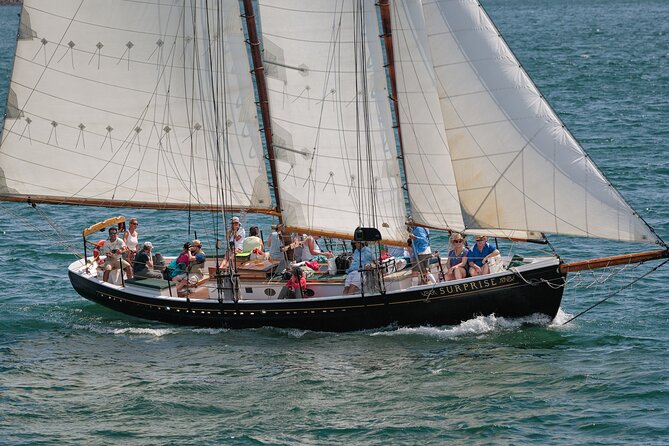 Day Sails and Sunset tours on Schooner Surprise in Camden Maine - Setting out from Camden Harbor