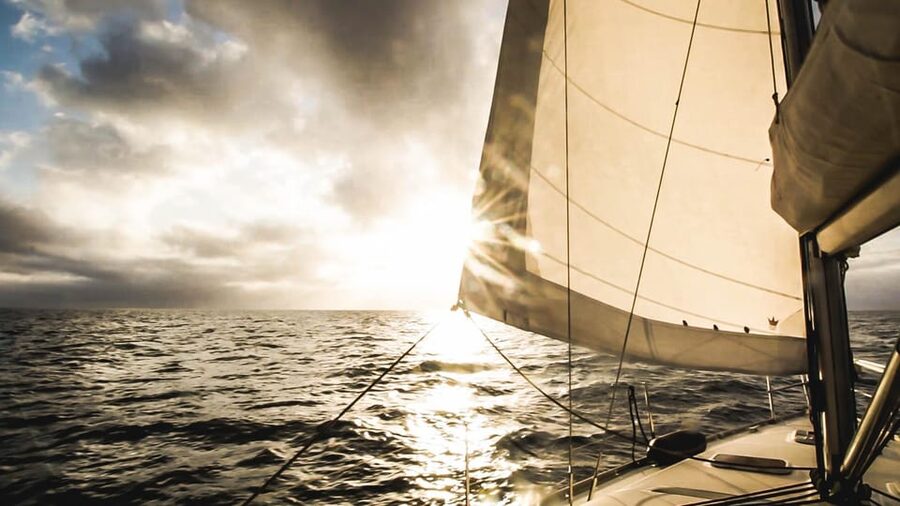 Denia: Sunset Electric Sailboat Cruise with Dolphin Spotting - Drinks, fruit, and the sunset setting