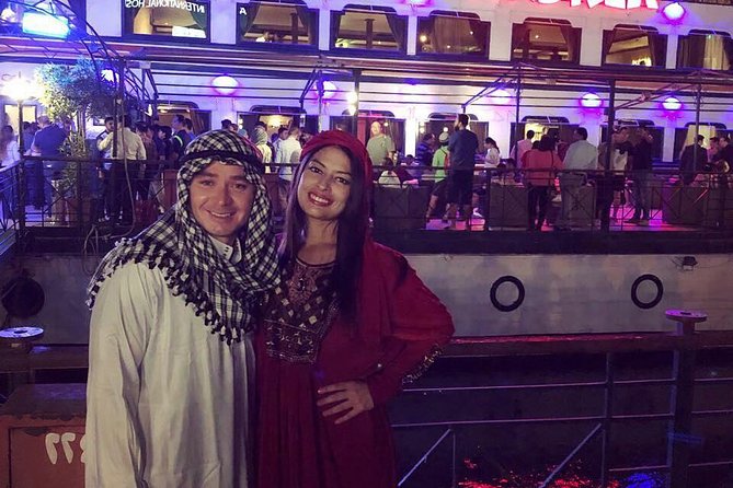 Dinner Nile Cruise belly dancer open buffer tanora show sailing on Nile - Setting Out for a Cairo Night on the Nile