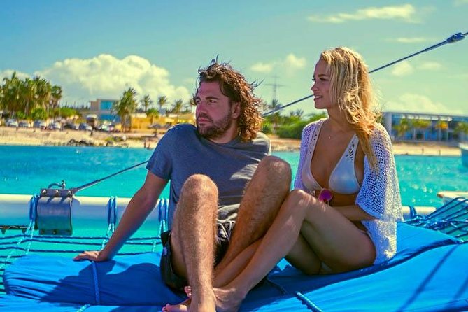 Dolphin Catamaran Snorkel and Sail with Open Bar - First stop: the Antilla shipwreck